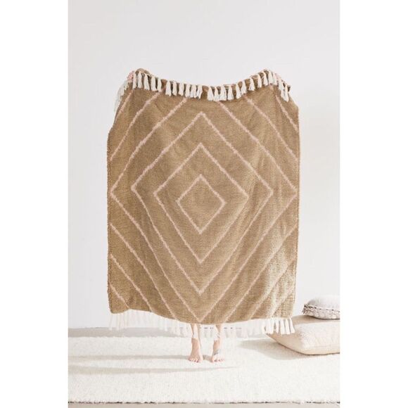Urban Outfitters Stevie Sherpa Waffle Throw - Picture 1 of 8
